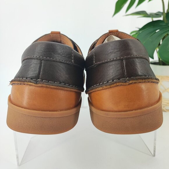 Clarks Men\'s Brown Leather Casual Loafers Shoes Size 11 main image 8